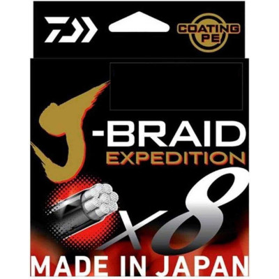 Леска DAIWA J-BRAID EXPEDITION×8E 0.16mm-150m DARK GREEN